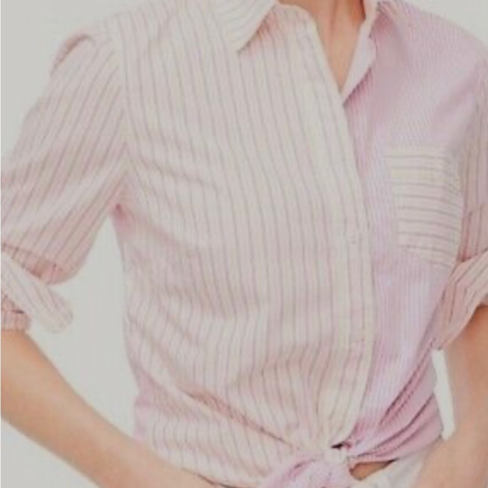 JCrew Factory striped button down